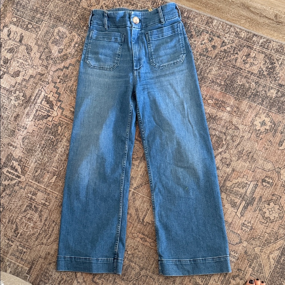 Anthropologie Maeve 'The Colette' Cropped Light Blue Denim Jeans
29” inseam